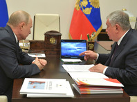 Владимир Путин и Игорь Сечин, 12 мая 2020 года