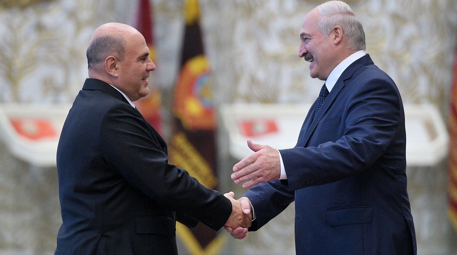 Лукашенко с Мишустиным