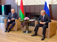 Александр Лукашенко и Владимир Путина в Сочи, 14 сентября 2020 года