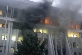 пожар в Бишкеке